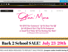 Tablet Screenshot of letsglammore.com